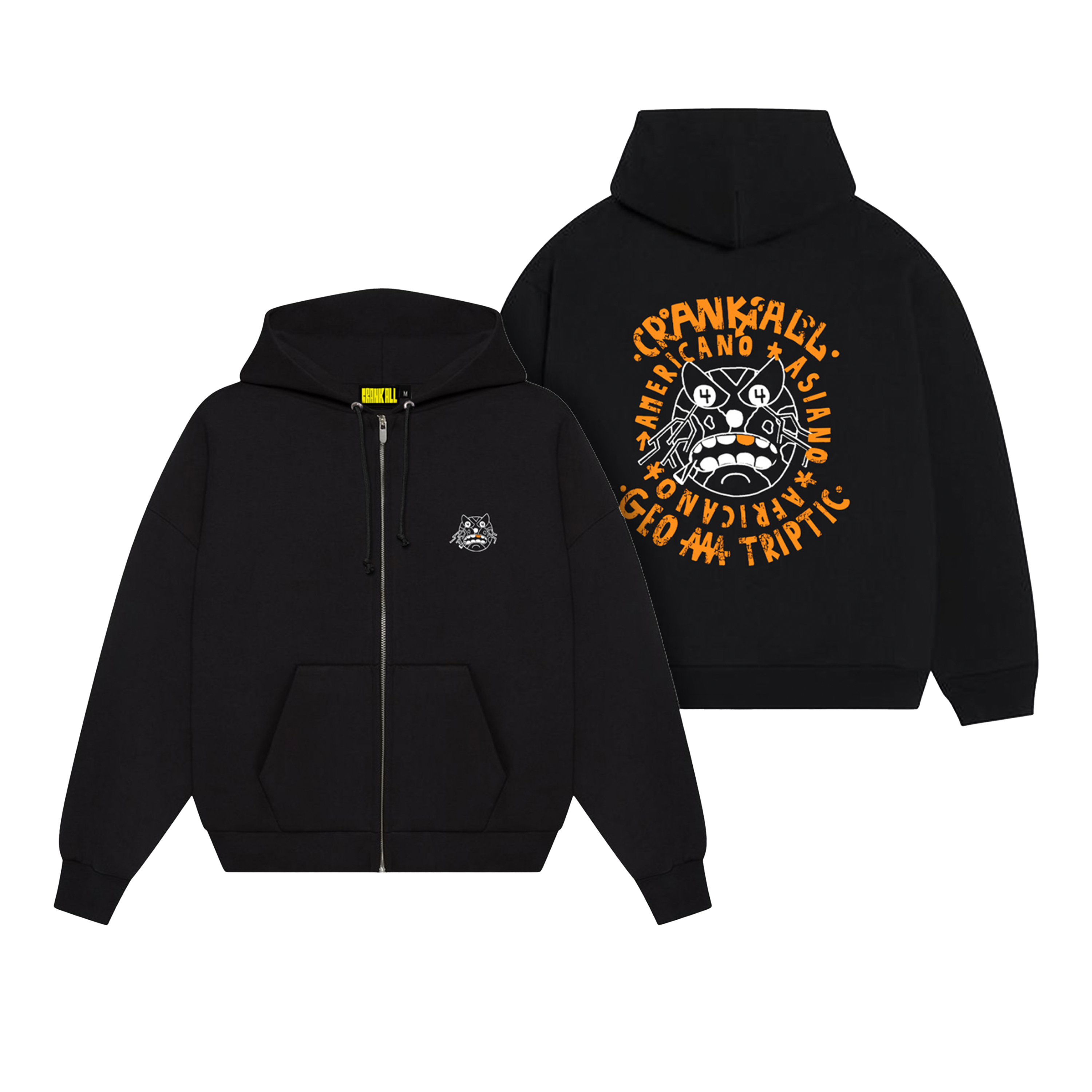 CR4NK 4LL zip hoodie 🤬