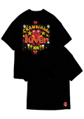 LUVER BLACK TEE - PREORDER