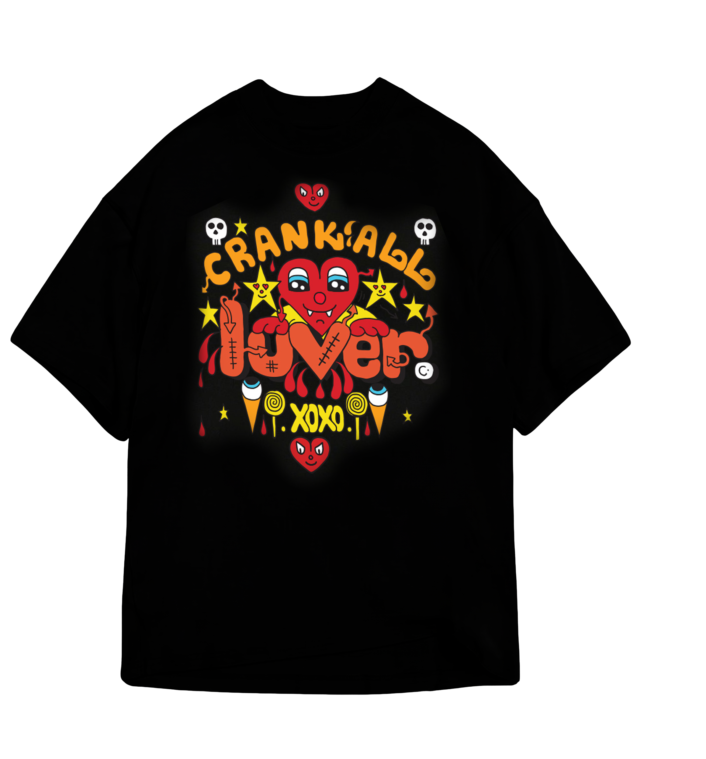 LUVER BLACK TEE - PREORDER