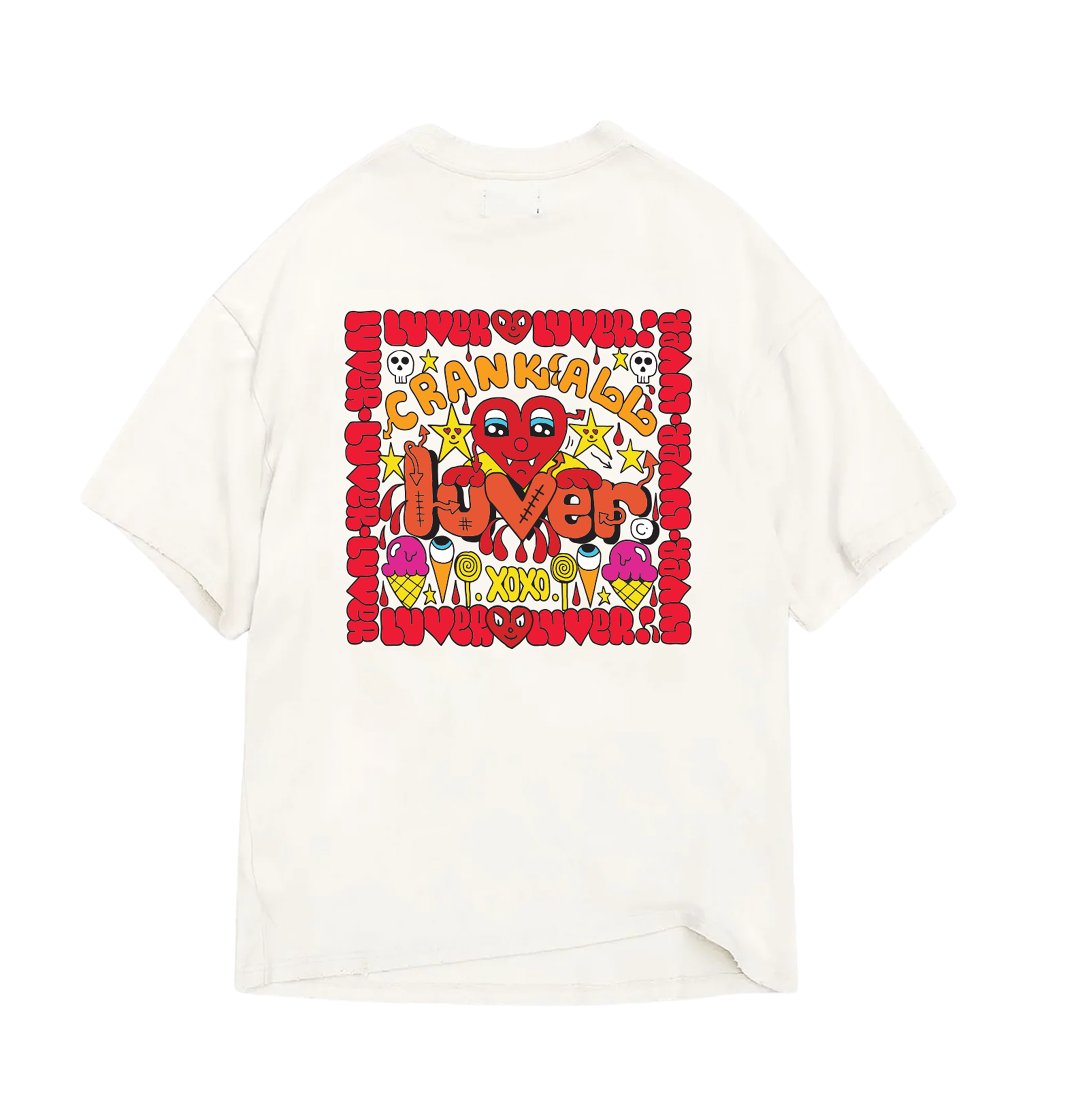 LUVER WHITE TEE - PREORDER