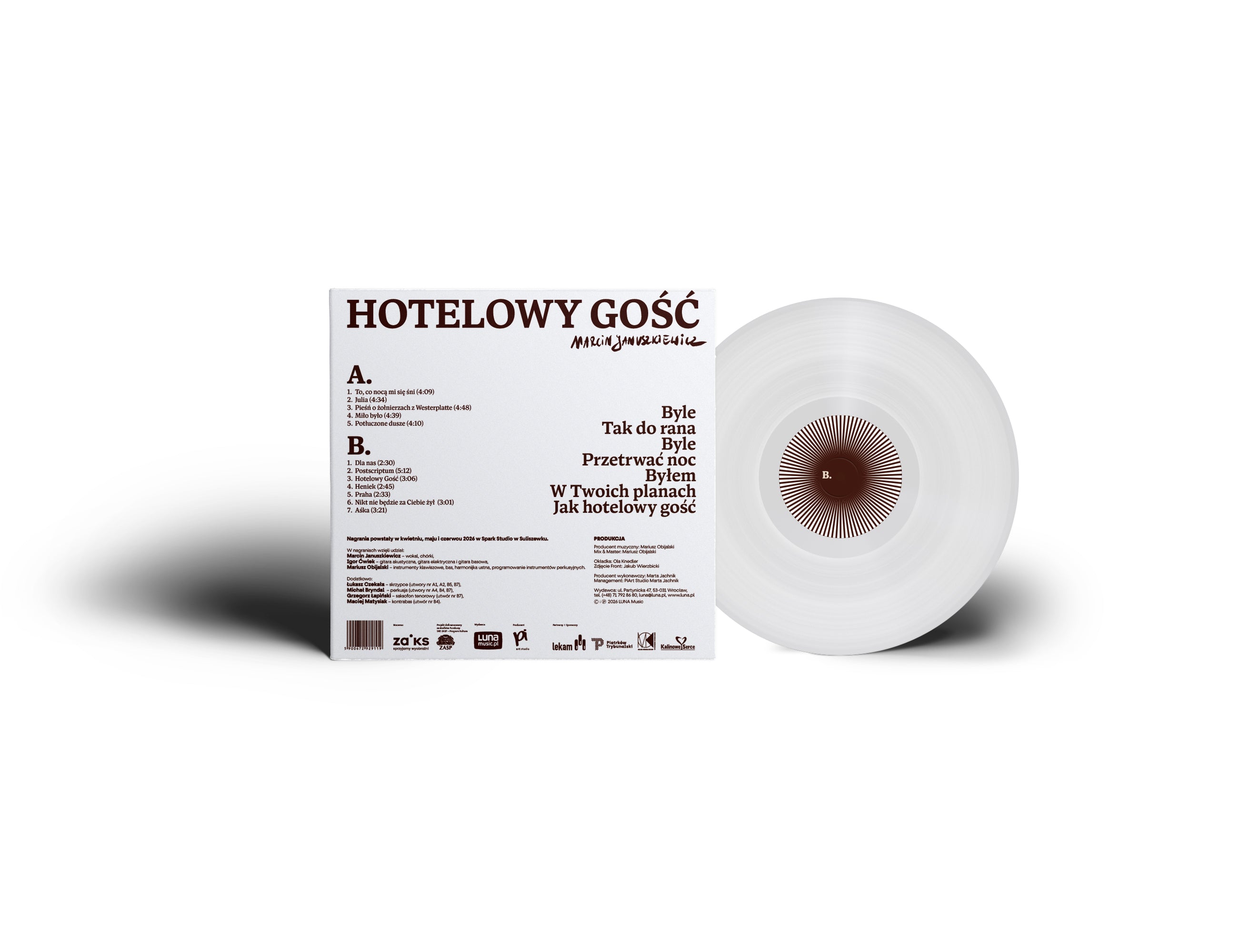 Marcin Januszkiewicz - Hotelowy gość z autografem (Winyl)